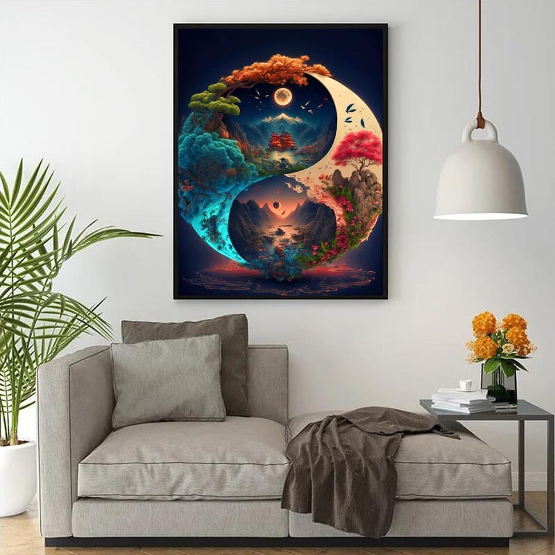 JAKI Tree of Life Diamond Painting Kits for Adults-Tree Diamond Art Kits for Adults Gem Art Kits for Adults for Gift Home Wall Decor(12x16inch) - Image 5